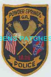 GEORGIA,POWDER SPRINGS POLICE 3
